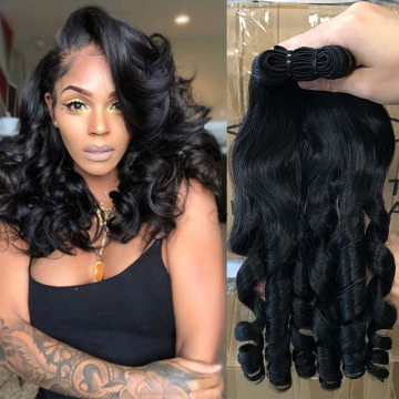 wholesale price 100% human hair double drawn virgin brazilian hair bundles,cuticle aligned double drawn virgin hair funmi bundle