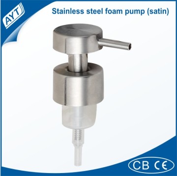 stainless steel foam soap pump