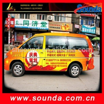 HOT Advertising Car Bus Wraps for digital printing