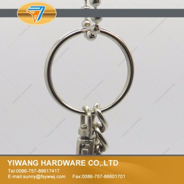 fashion metal leather key ring wholesale