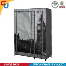 fabric folding wardrobe, metal wardrobe, assemble fabric wardrobe