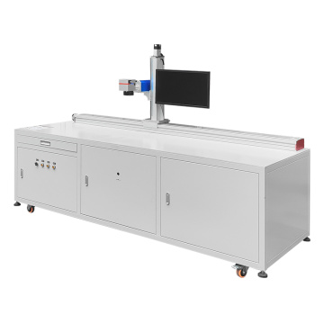 Máquina de marcação a laser de fibra com módulo móvel