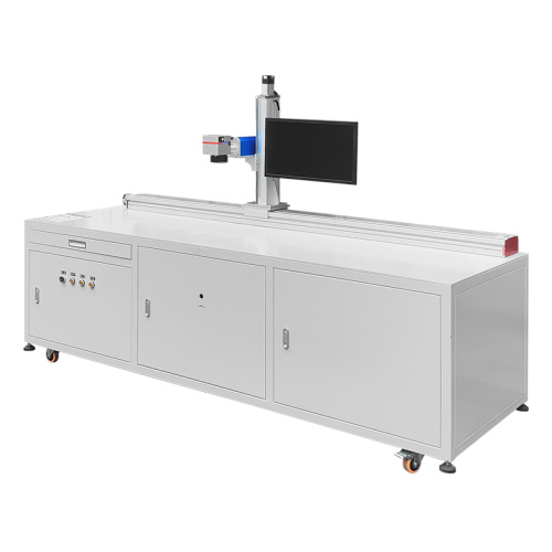 Máquina de marcação a laser de fibra com módulo móvel