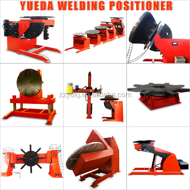 Yueda L Type Excavator Bucket Electric Elevating Welding Positioner/Hydaulic Lifting Type Positioner