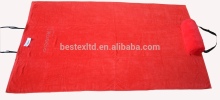 Large beach towel with cosy pillow