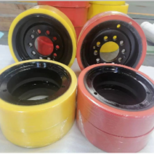 round polyurethane rubber wheels