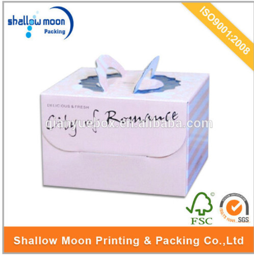 Rectangular tissue box with window