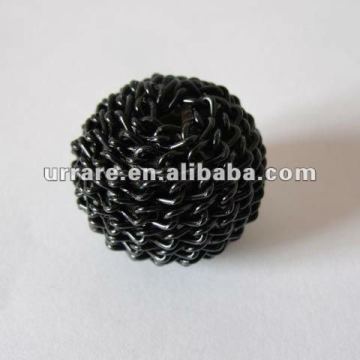 Black Chain Ball Beads for Hoop Earring