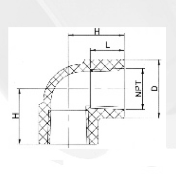 Upvc da fonte de água BS4346 que reduz o cotovelo da linha fêmea