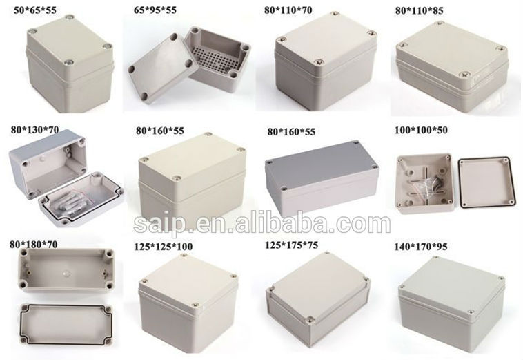 SAIPWELL/SAIP Electronics Manufacturer Din Rail Box 80*250*70mm ABS/PC Plastic Waterproof Enclosure(DS-AG-0825)