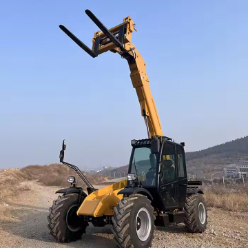 Mini Telescopic Wheel Loader Container Forklift