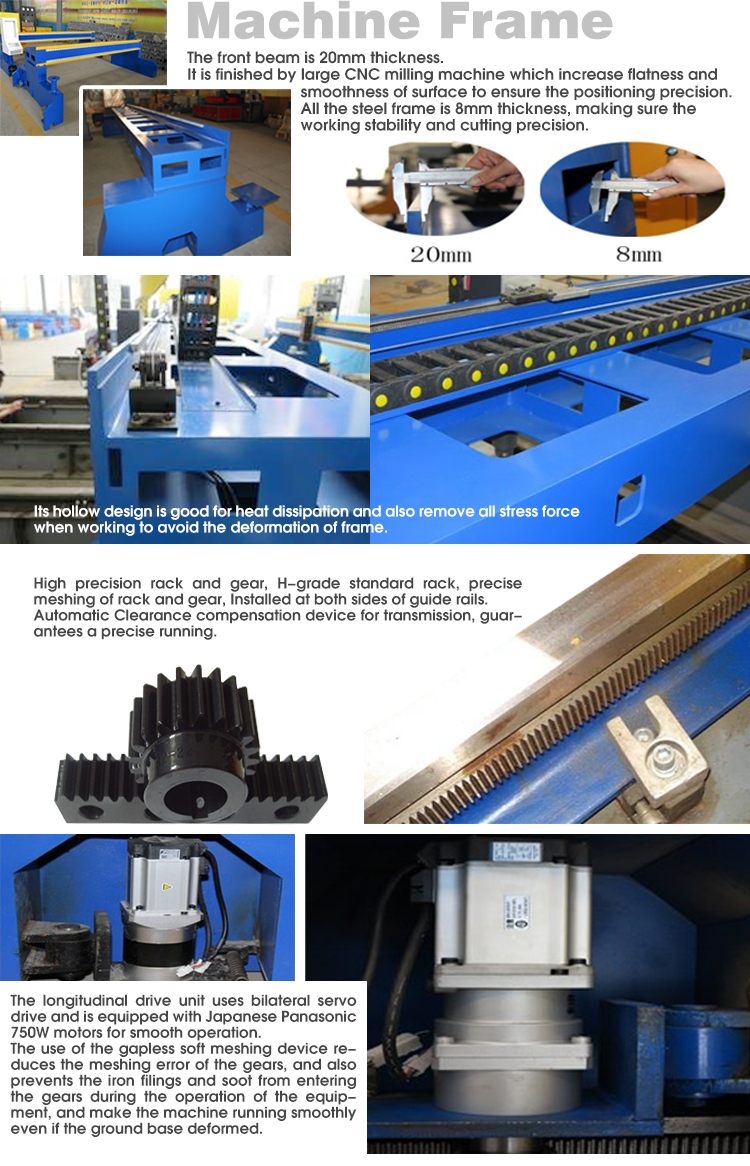 Auotcad CNC Plasma Cutting machine CNC Plasma Cutter from China