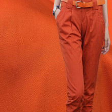 cotton twill dyed fabric for making pants