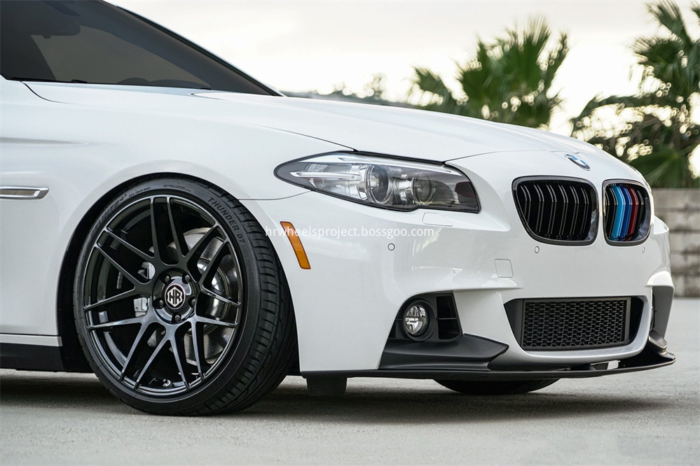 H R Tech Wheels Hr995 Gloss Black Bmw 535i 4