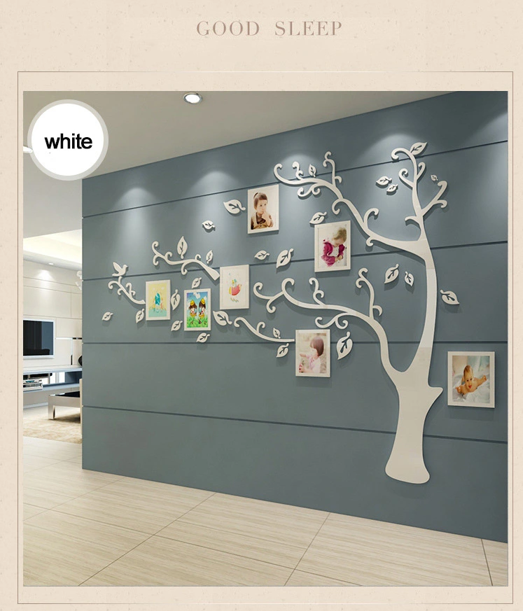 Acrylic Couple Tree Wall Stickers