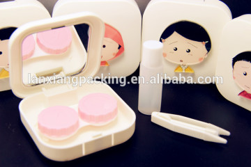 Customized Hard Novelty Plastic Contact Lens Case