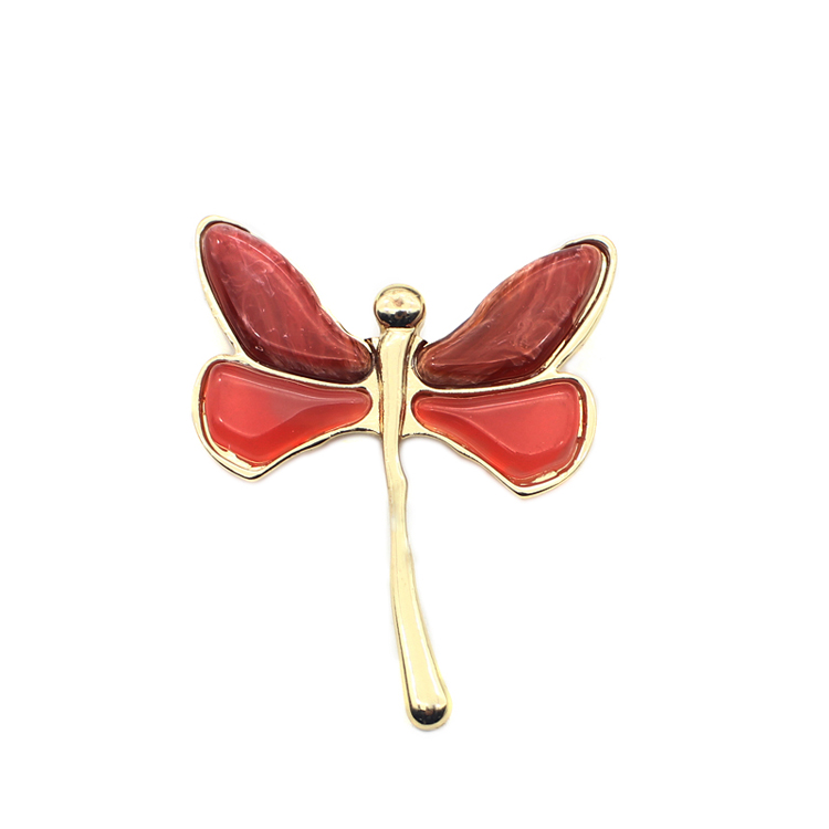 ODM accepted lucite Brooch jewelry for ladies dragonfly Brooches pin