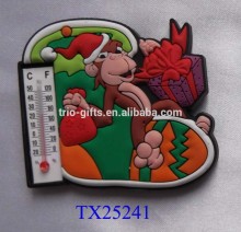 Christmas boot with monkey magnet and thermometer
