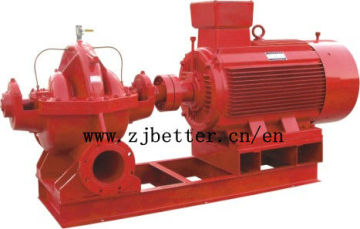 2014 Red Horizontal Pump Single-stage Double-suction Horizontal Fire Pump Group