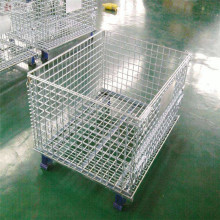 Storage Rack Foldable Wire Mesh Container