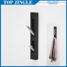 Wall Mounted Metal Foldable 2 Hangers Clothes Rack