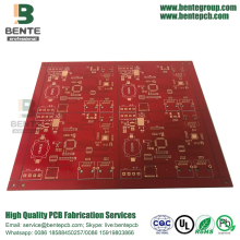 4layers Multilayer PCB Red Ink PCB in Shenzhen
