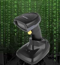 Handheld QR Code Scanner Portable Wired Wireless Shockproof Stable Durable QR Barcode Reader