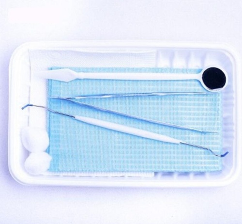 Dental disposable materials instruments examination kit