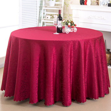Simple Pattern Wedding Tablecloths: Reusable Damask Tablecloth & Jacquard Table Cover