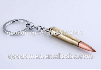 Promotional Metal Bullet Shape Keychain