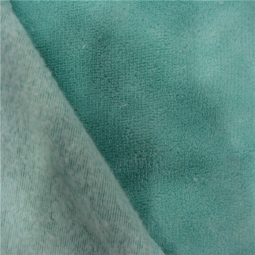 Solid Coral Velvet Fleece Fabric