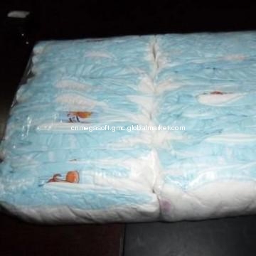 Grade B baby diaper with good quality