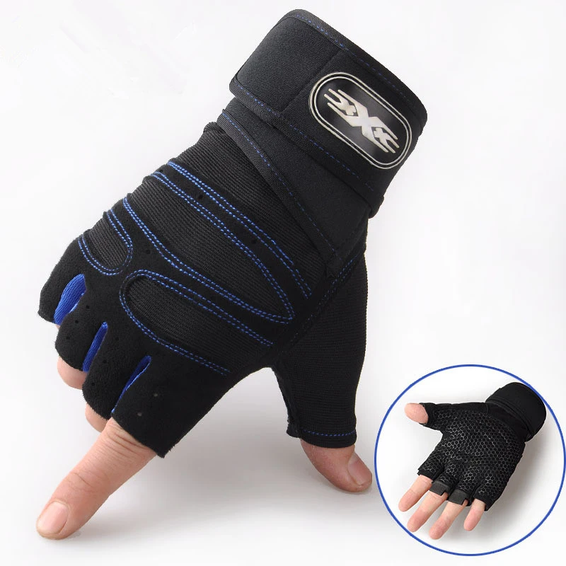 Half Finger Breathable Gloves Anti Shock Sports Gloves