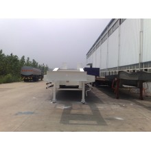 CLW 20ft 40 ft skeleton container نصف مقطورة