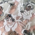 Tissu poly dentelle imprimé