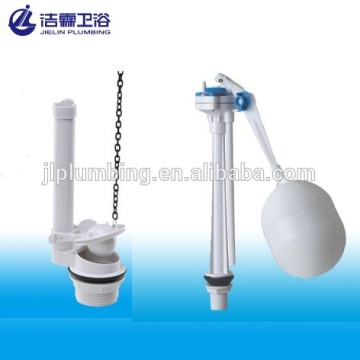 Toilet single flush mechanism kits
