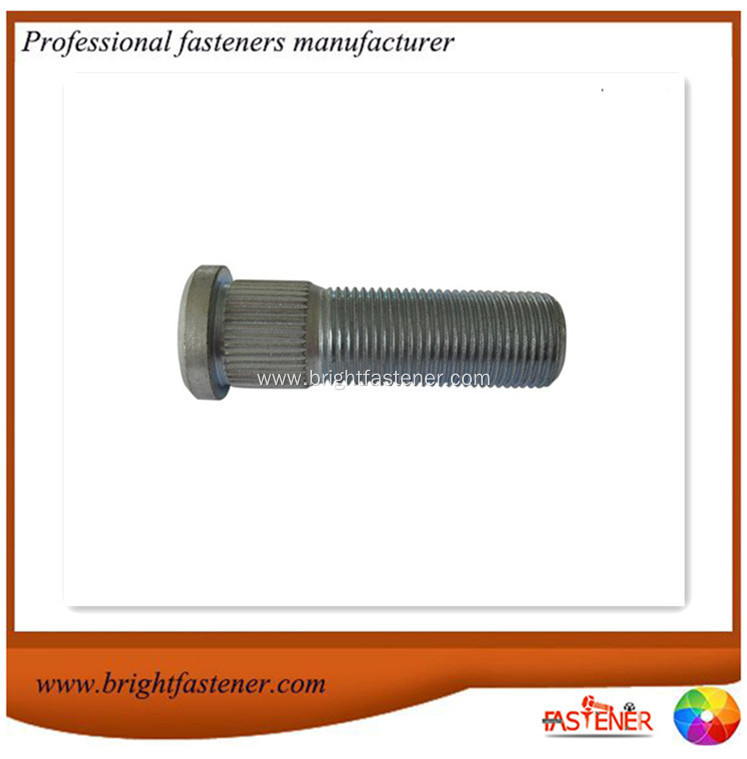 High strength Knurl Wheel Stud Hub Bolts