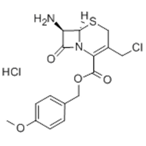 Гидрохлорид (4-метоксифенил) метилового эфира (4-метоксифенил) метилового эфира (6R, 7R) -7-амино-3- (хлорметил) -8-оксо-5-тиа-1-азабицикло [4.2.0] окт-2-ен-2-карбоновой кислоты CAS 113479-65-5