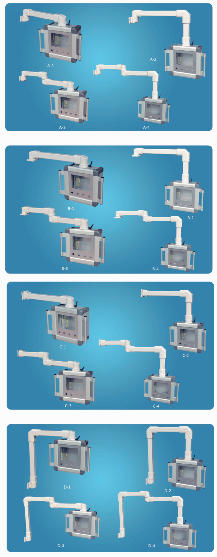 Factory customized cantilever control box aluminum control panel control box