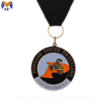 Custom Round Metal Shield Medal