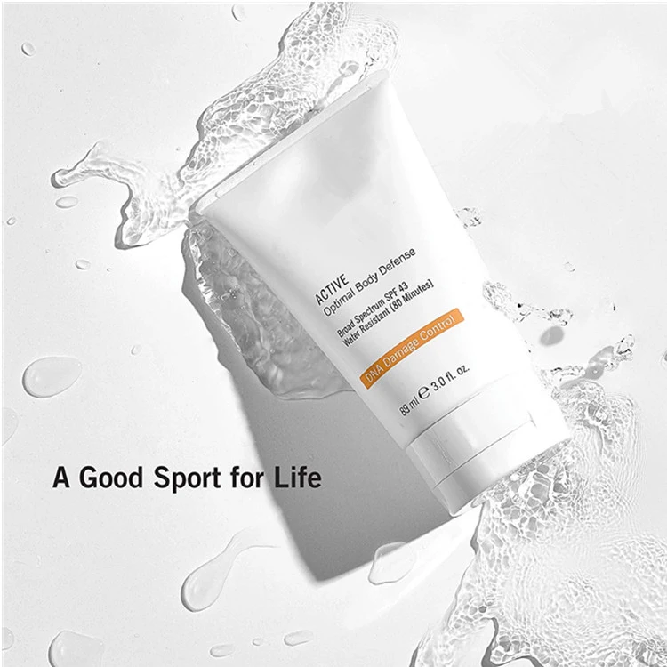 Custom Wholesale Active Broad Spectrum Sunscreen SPF 43