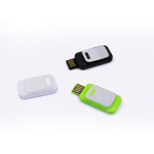 Plastic Sliding Usb Flash Drive with Logo Printed