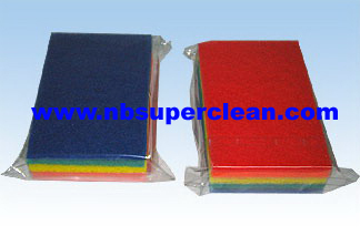 cheap household kitchen foam sponge scouring pad