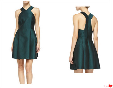 Dark Green Dress, Simply Dress, Summer Dress