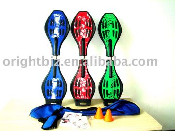 two wheels skateboard,skating board, wave skateboard