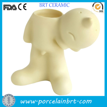 Cream little boy design giftware ceramic Head Holder