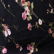 Recycled rayon spun viscose printing