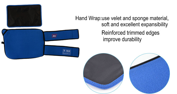 Envoltura fría a mano Hand hot cold wrap