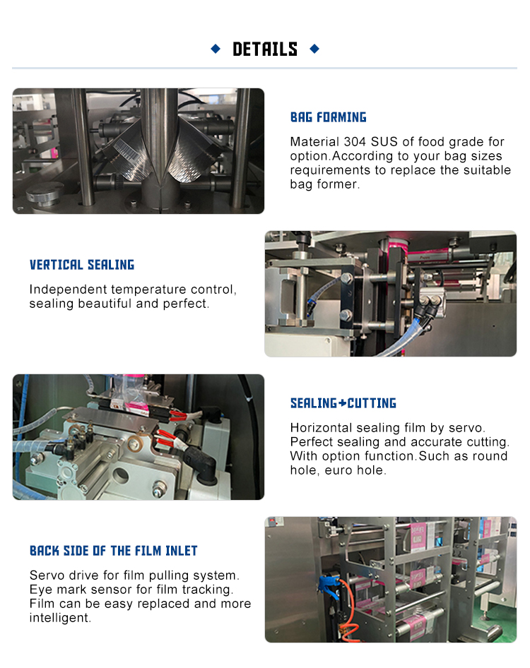 Máquina de embalagem vertical automática de alta qualidade para alimentos em grânulos de pipoca e grãos de leguminosas com balança de várias cabeças 300-1000g