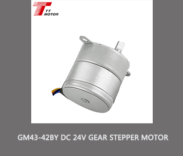 GM37-35BY 12v dc stepper motor with 4 phase and 7.5 step angle